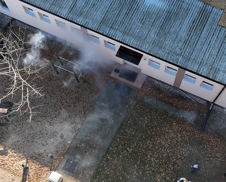 Indagine sull'impatto del vento sugli edifici tramite drone
